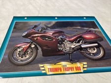 Triumph Trophy 900 1999 fiche carte moto passion collection Atlas