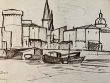 Beau Dessin Fusain La Rochelle