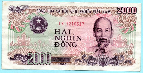 Billet viet nam 2000 dong - viet,
