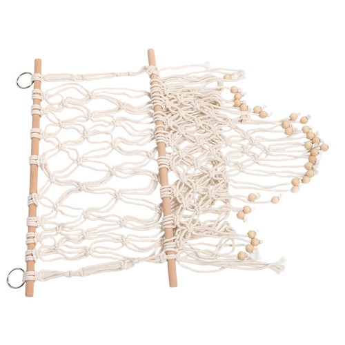 Rangement jouets macramé - jouets,