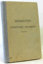 Mémento d'histoire moderne 1328-1648 | Collectif | Bon état