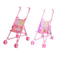 Poussette miniature pour poupée, jouet interactif pour petites filles