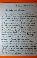 ALTENGRABOW  STALAG XI-A  MIHAILOVITCH BORA SERBIE 1946 DEMANDE de NOUVELLES