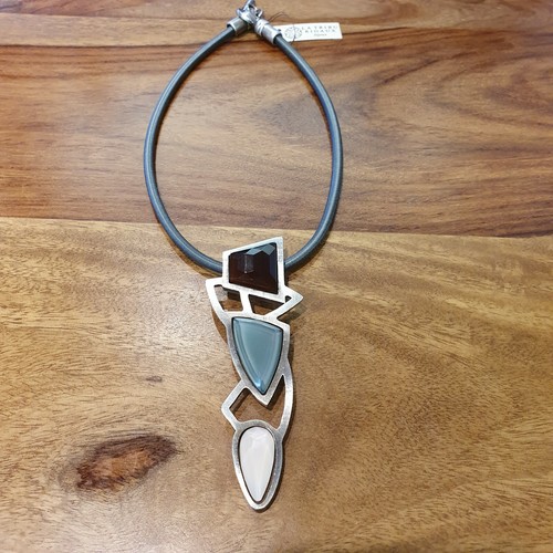 Collier tribu rigaux etain - collier,