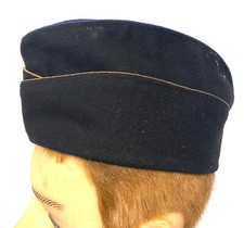 ANCIEN CALOT CASQUETTE KEPI UNIFORME MILITAIRE GENDARME POLICE POMPIER
