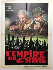 L'empire du crime Uzi 1963 Affiche Originale Cinéma
