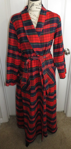 Vtg 60s plaid flannel - 60s,