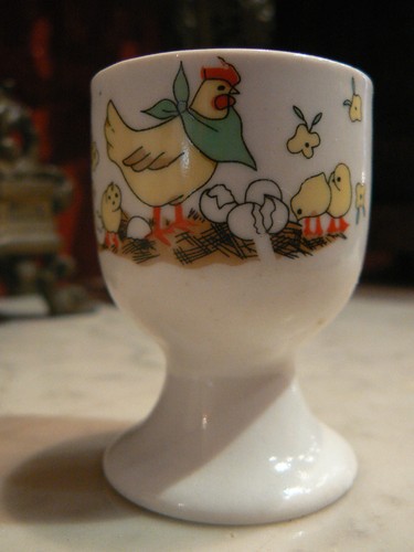 Coquetier porcelaine a - coquetier, en
