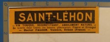 SAINT LEHON VIN TONIQUE HECTOR FALCON VALENCE DROME publicité 1897 advert 