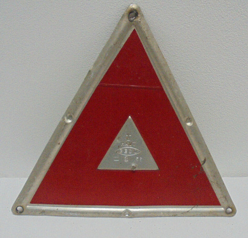 Plaque aluminium triangle - plaque,