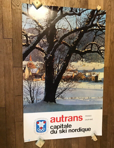 Affiche ancienne autrans - affiche,