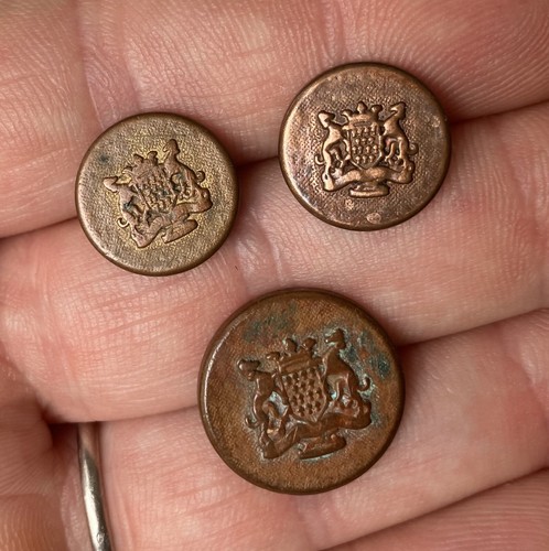 Lot boutons anciens - de, 3