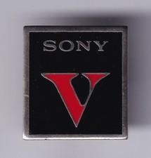 RARE PINS PIN'S .. TV RADIO MUSIQUE JAPON SONY FRANCE K7 VIDEO SYSTEME V BIG ~FJ