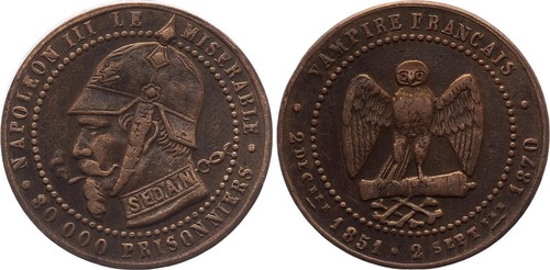 France médaille satirique - france,