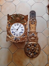 Mécanisme Horloge Comtoise + balancier L . Turlay à Mirambeau 