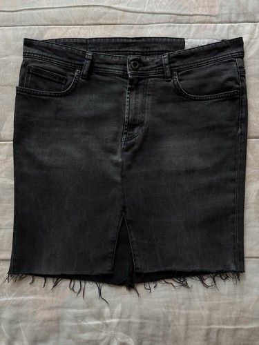 Jupe jean noir ikks pièce - jupe,