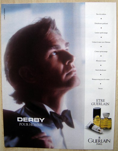 Publicité papier eau de - -,