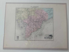 CARTE GEOGRAHIQUE XIX EME -