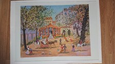 lithographie originale CLAUDE