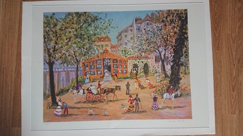 Lithographie originale claude - originale,