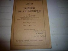 Abrege de la theorie de la