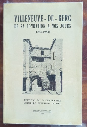 Livre villeneuve berg - livre, villeneuve-de-berg