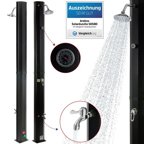 Arebos 35l douche solaire - douche,