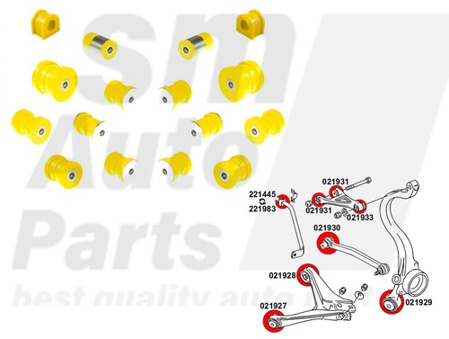 Kit silentblocs suspension - kit,