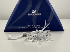 Figurine Swarovski 1092037 étoile de Noël 2011 grand 7,5 cm. Avec boîte d'ori...
