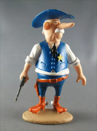 Lucky luke figurine résine - luke,