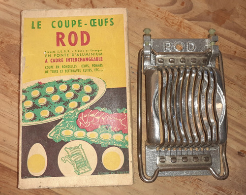 Ancien coupe oeuf alu - coupe-oeuf, alu-