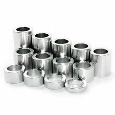 ID 3/4" OD 1 1/8" Kit d'entretoises d'axe de roue pour Harley Sportster Softail