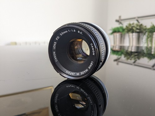 Lens canon 50mm s c - lens, 1.8