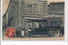 SAINT SYMPHORIEN SUR COISE - Départ de l'Autobus pour Lyon - très bon état