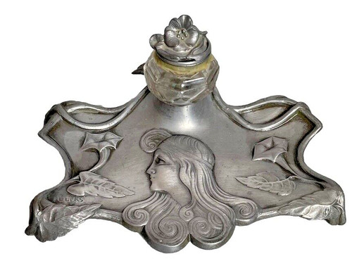 Encrier art nouveau jugendstil - encrier,