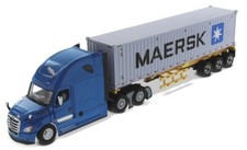 DIECAST MASTERS - Camion de couleur bleu avec porte container et container 40...