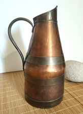 Pichet en cuivre vintage H25