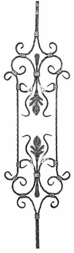 Tige clôture avec rosette - tige,