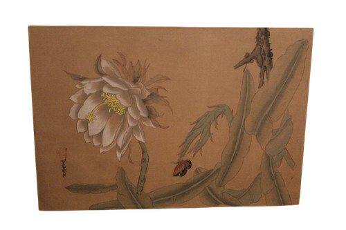 Peinture sur soie asiatique - peinture,