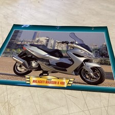 Malaguti Madison K400 2002 scooter 400 fiche carte moto passion collection Atlas