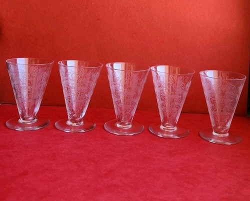 Set verres liqueur en - 5,