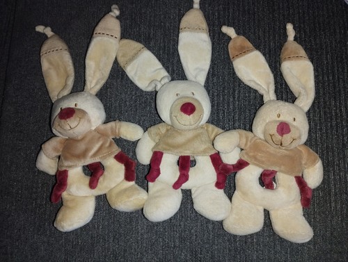 Lot doudous hochets - 3,