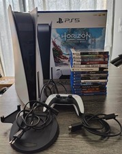 Sony PS5 Blu-Ray Edition Console - Blanc + Jeux PS4 & PS5