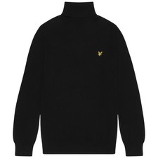 Lyle & Scott Pull Noir À Col