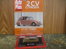 2 CV CITROEN TETANOS  MINIATURE 1/43 BOITE FASCICULE ENVOI GRATUIT
