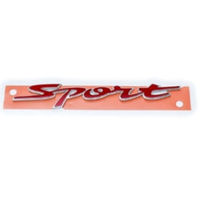 Emblème arrière sport