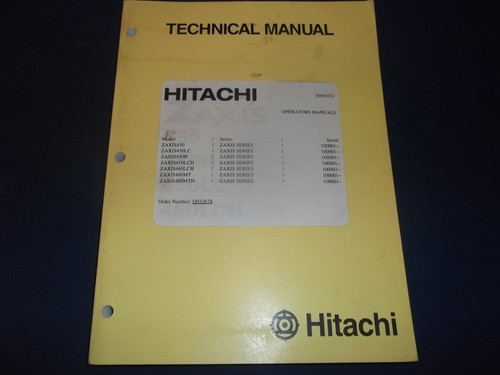 Hitachi zaxis 450 460 480 - zaxis,
