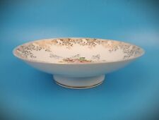 Compotier assiette sur pied vintage porcelaine fine Limoges Vignaud LML France