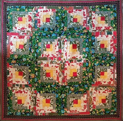 Patchwork couvre lit fait - patchwork,