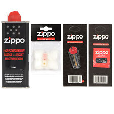 Zippo Kit de Démarrage Cadeau / 1x Essence 1x Ouate / Feutre 1x Silex 1x Mèche